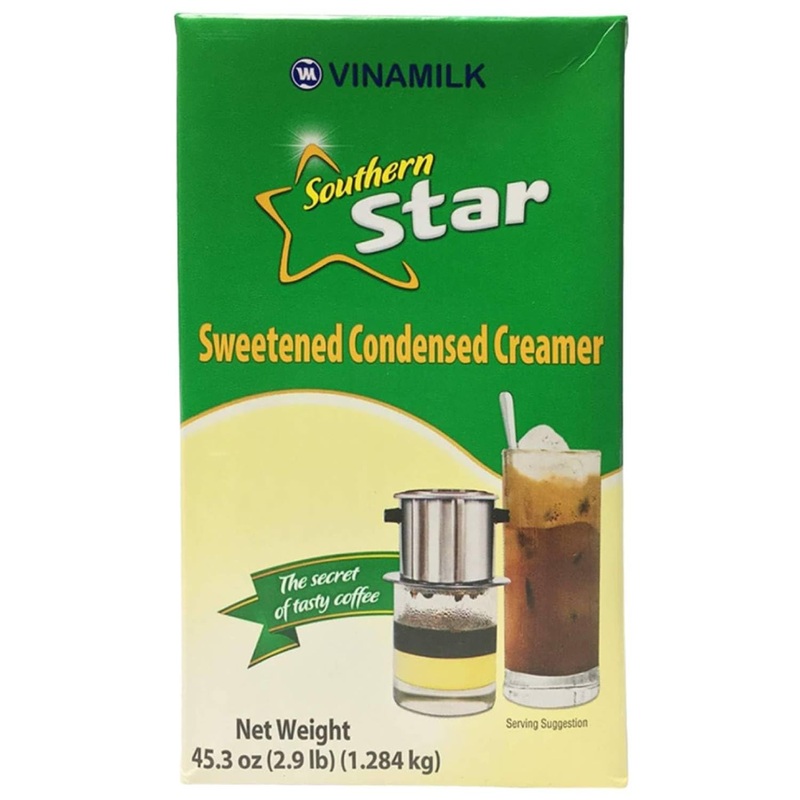 Southern Star Vinamilk Sweetened Condensed Creamer 45.3 Oz Box (1284G) – Perfect For Vietnamese Coffee, Flan, Fruits – Makes Any