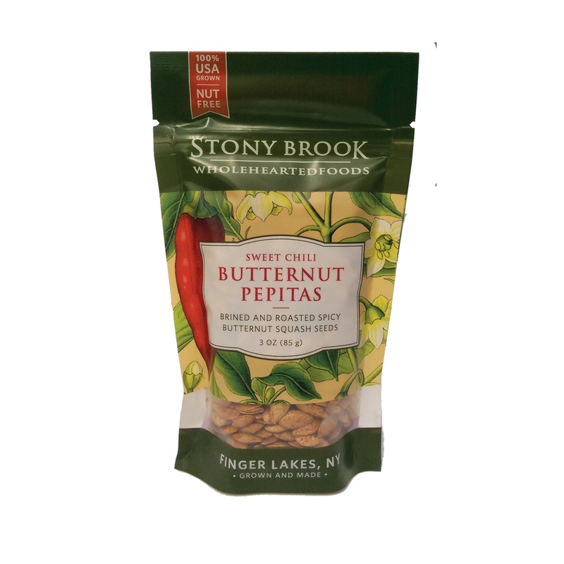 Stony Brook Sweet Chili Butternut Pepitas, 3 Ounce Bags (Pack Of 6)