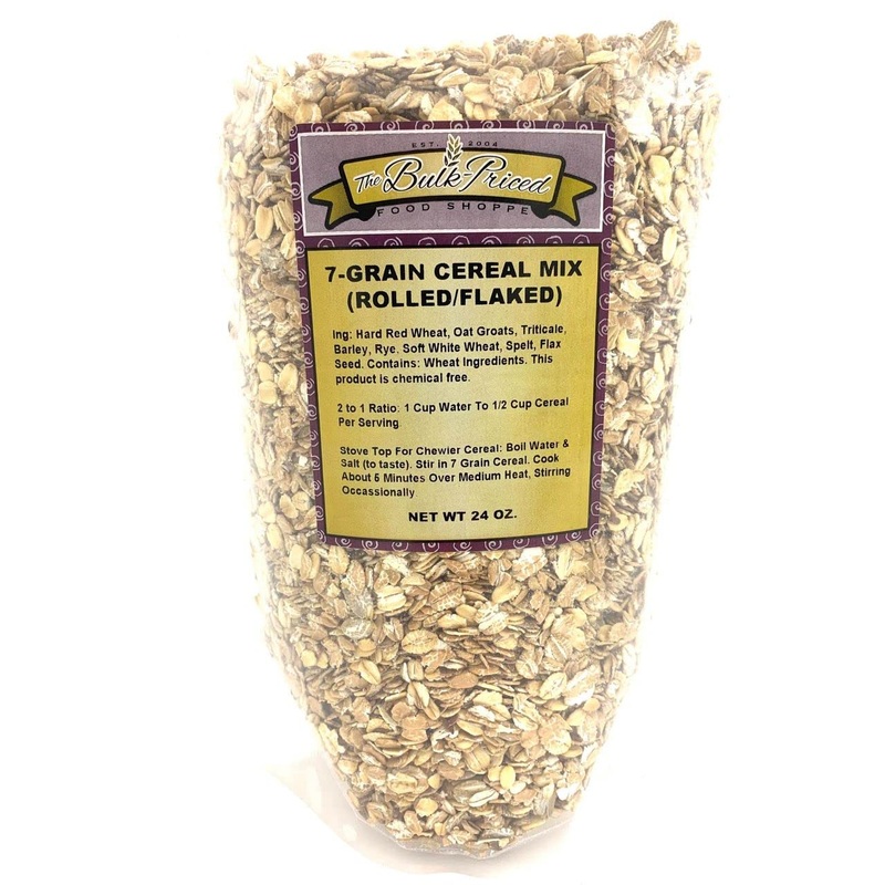 7-Grain Cereal Mix (Rolled/Flaked) (24Oz. Resealable Zip Lock Stand Up Bag)