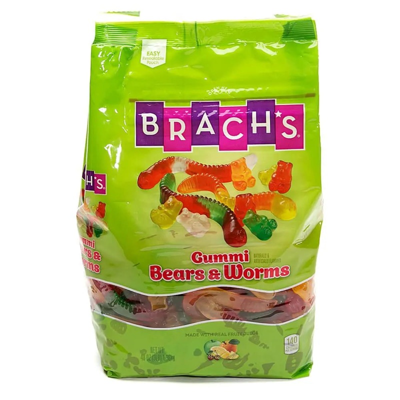 Brach’s Gummy Bears and Worms Candy: 3LB Bag