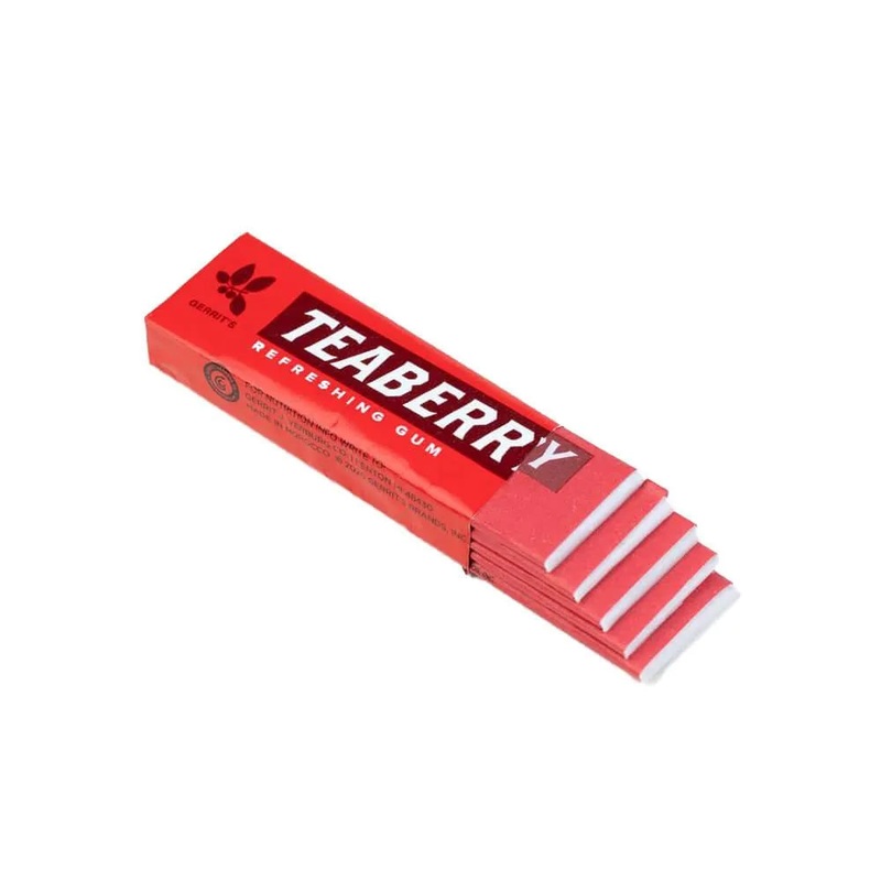Clark’s Teaberry Chewing Gum Packs: 20-Piece Box