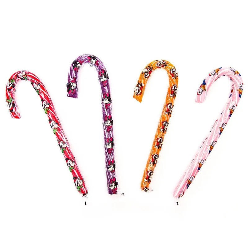 Classic Disney Mickey Mouse and Friends Candy Canes: 12-Piece Box