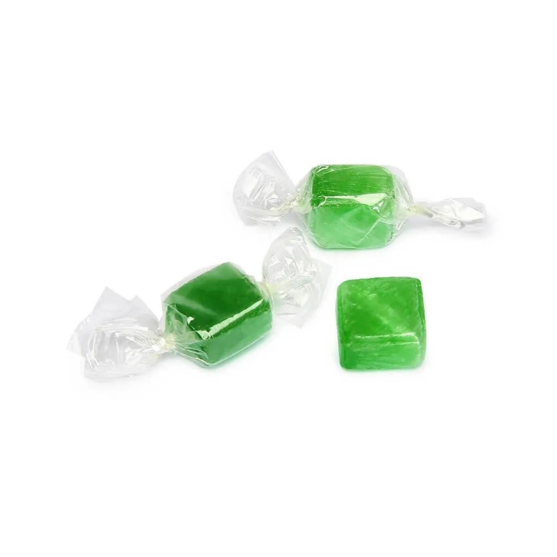 Cubes Hard Candy – Green Apple: 3LB Bag