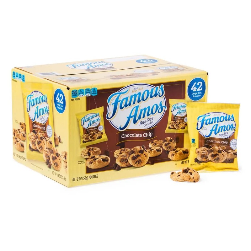 Famous Amos Chocolate Chip: 42-Piece Box