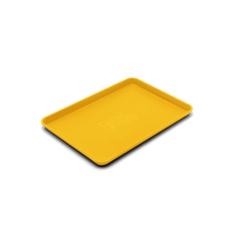 Great Jones Little Sheet Pan (Mustard) | Nonstick, Quarter-Sheet Pan | Aluminized Steel, 13.5” X 9.5” | For Baking, Roasting,