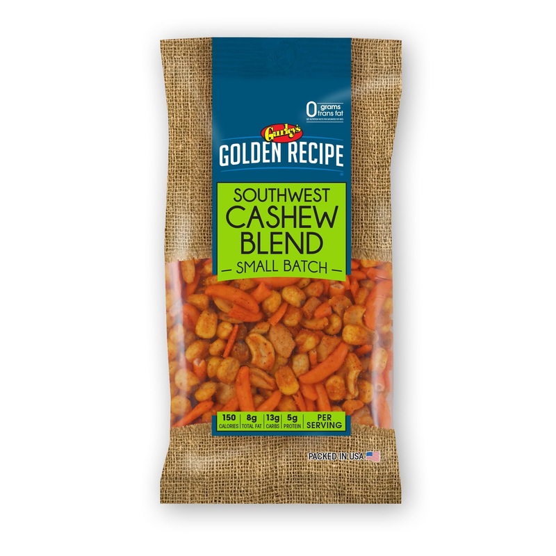 Gurley’S Golden Recipe Southwest Cashew Mix, Bold Flavors, Nutty Crunch 4.75 Oz Bag