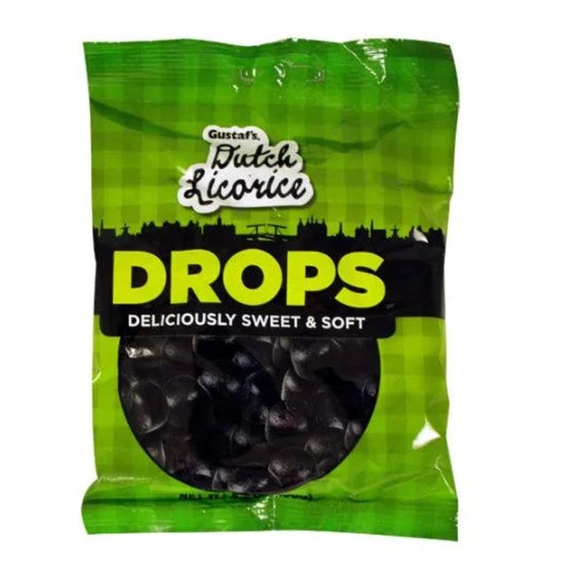 Gustaf’s Dutch Licorice Drops 5.2-Ounce Bags: 12 Piece Box