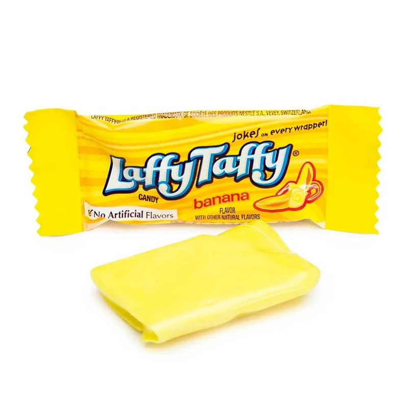 Laffy Taffy Candy – Banana: 145-Piece Tub