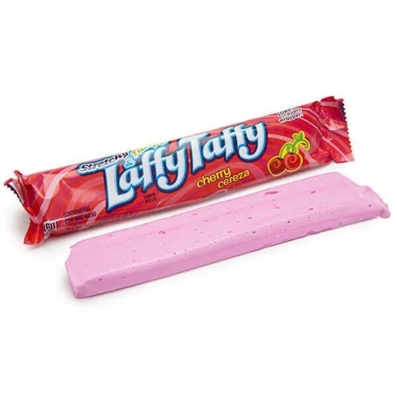 Laffy Taffy Candy Bars – Cherry: 24-Piece Box