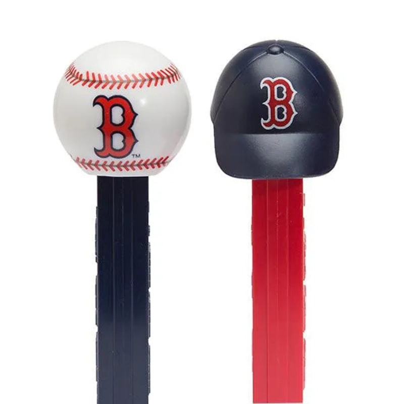 MLB Team Baseball PEZ Candy Packs – Boston Red Sox: 12-Piece Box