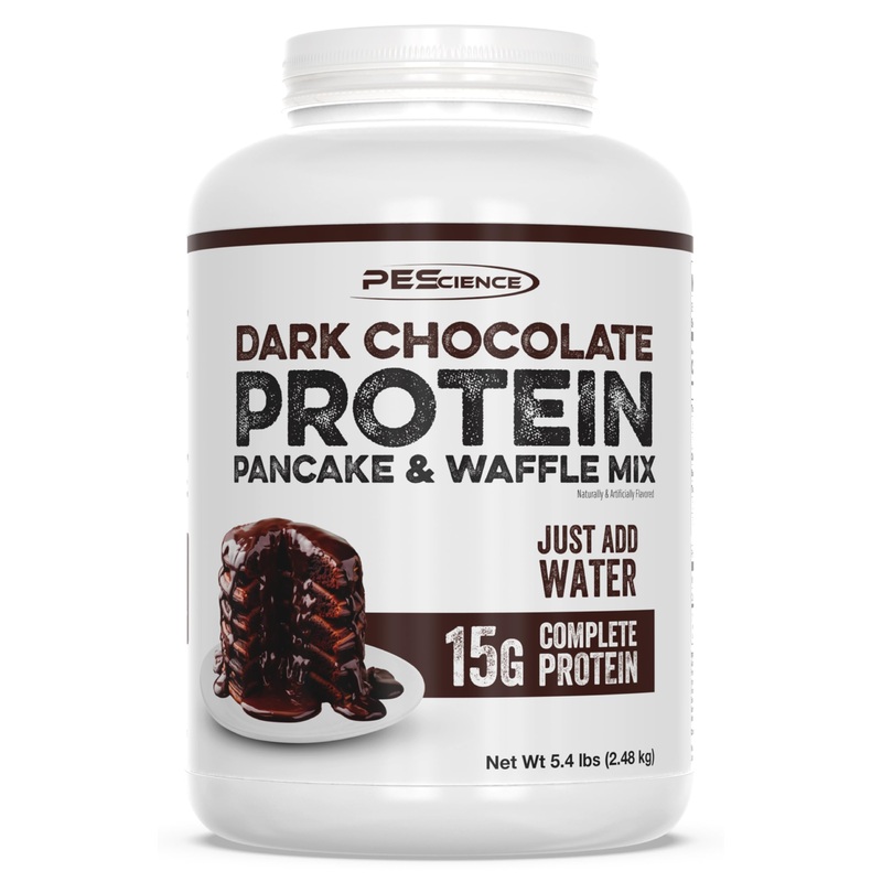Pescience Protein Pancake & Waffle Mix, Dark Chocolate, 15G High Protein Snacks, Whey And Casein Blend, 36 Servings, Just Add Wa