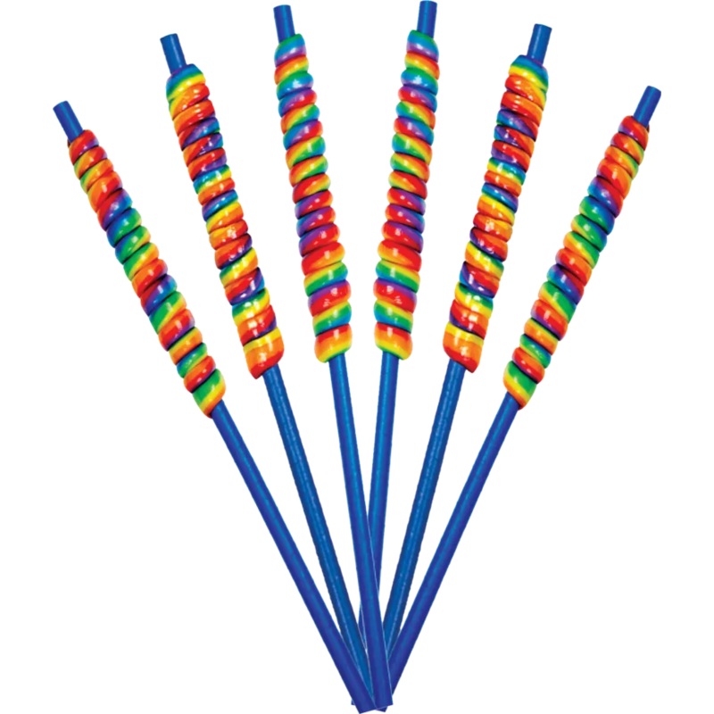 Squire Boone Twister Pop LolliStraws: 96CT Case