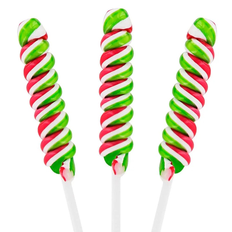 Tesla’s Tiny Twist Pops – Christmas Peppermint: 48-Piece Jar