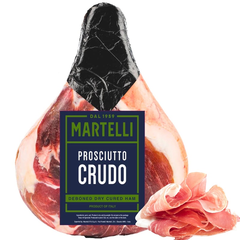 Boneless Dry-Cured Ham (Approx 16Lb) – Italian Prosciutto Aged 14 Months, Whole Ham Naturally Cured, Sweet And Delicate Flavor –