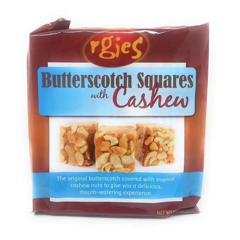 Rgies Buterscotch Sqaures With Cashews 170G