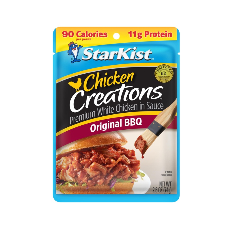 Starkist Chicken Creations Original Bbq, Single Serve Pouch, 2.6 Oz