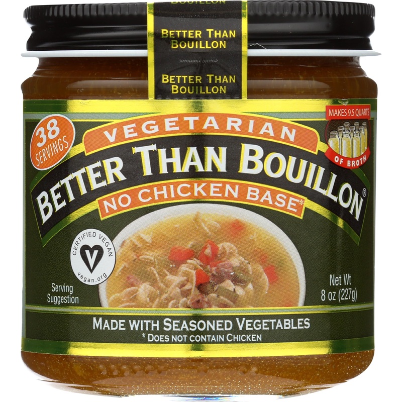 Better Than Bouillon No Chicken Base, Vegetarian, 8 Ounces (Pack Of 6)