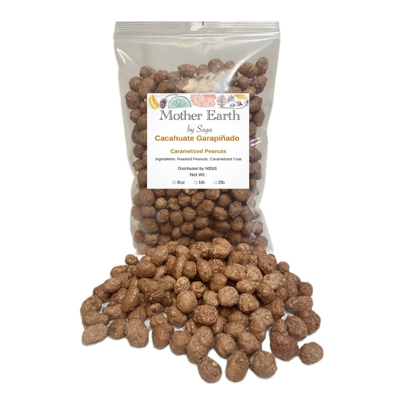 Cacahuate Garapiado Mexicano Authentic Mexican Caramelized Peanuts – Premium Quality (8 Oz)