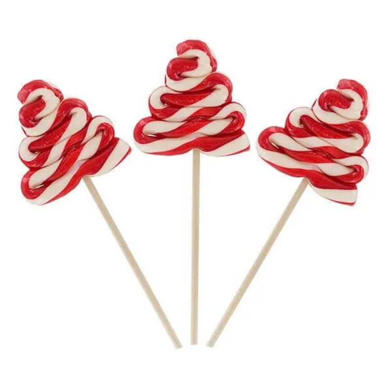 Christmas Tree Swirl Pops: 18-Piece Display