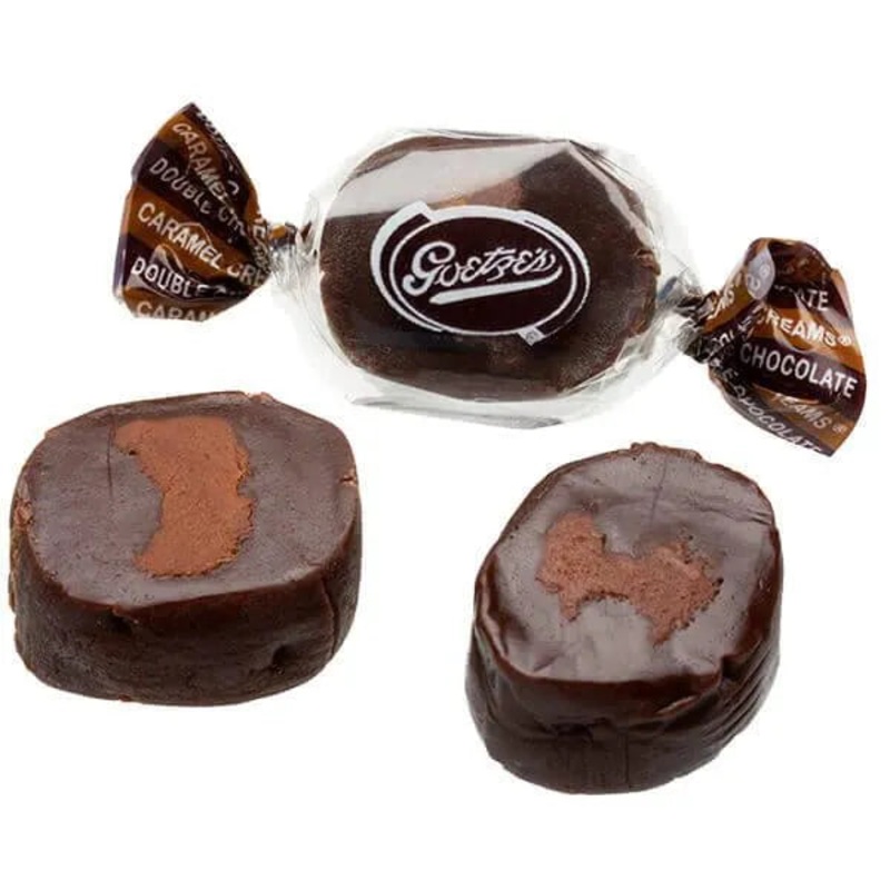 Goetze’s Double Chocolate Caramel Creams Candy: 5LB Bag