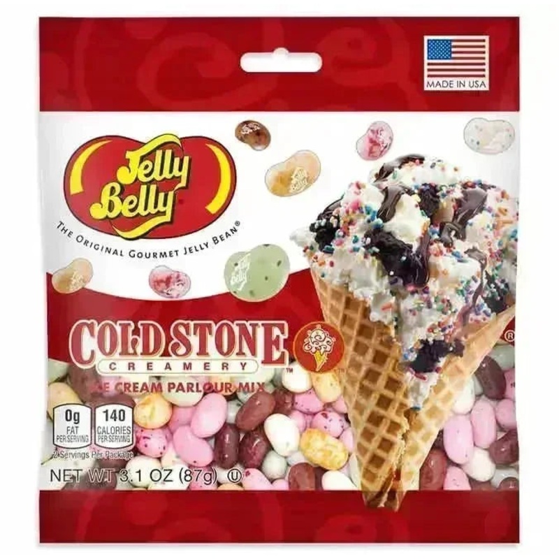 Jelly Belly Cold Stone Ice Cream Peg Bags: 12-Piece Case