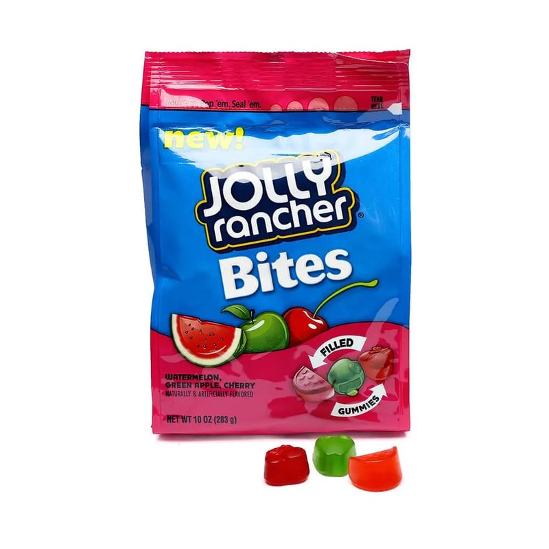 Jolly Rancher Bites – Watermelon, Green Apple and Cherry: 8-Ounce Bag