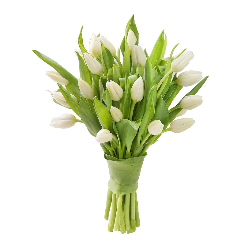 Kabloom Flowers – Mother’S Day Collection – Premium 20 White Tulips – Farm Direct Wholesale Fresh Flowers. Gift For Birthday, An
