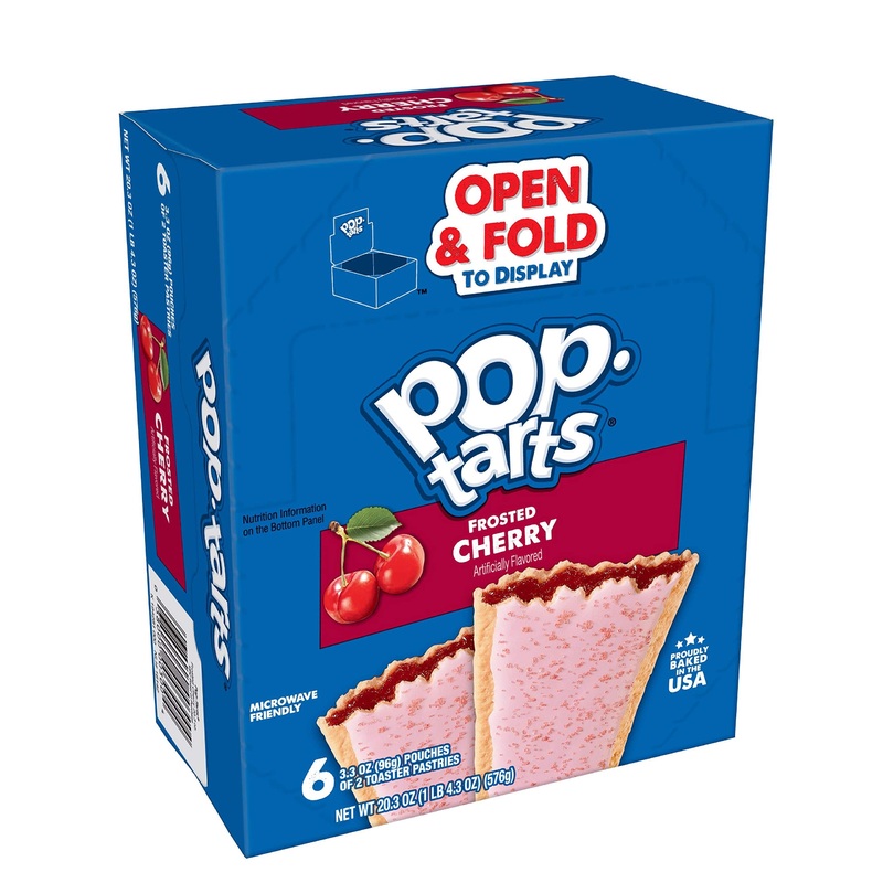 Kellogg’S Pop-Tarts, Breakfast Toaster Pastries, Frosted Cherry, 22Oz (72 Count)