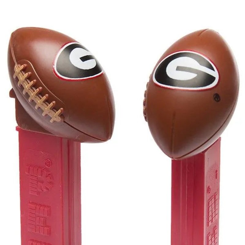 NCAA College Football PEZ Candy Packs – Georgia: 12-Piece Box