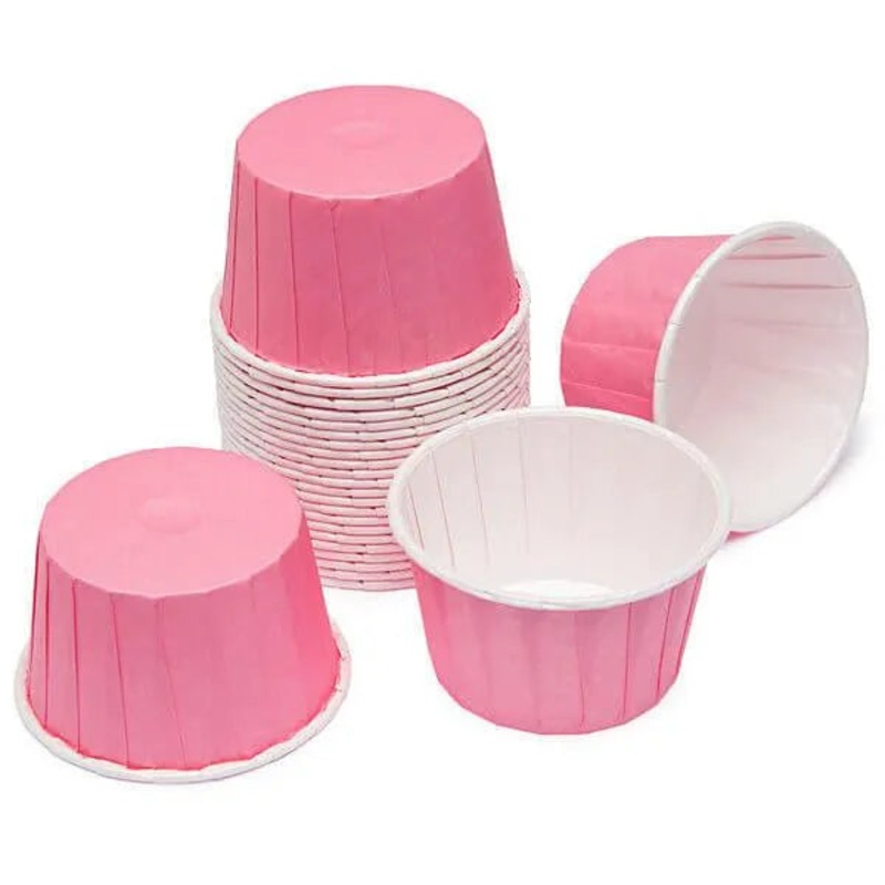 Paper 4-Ounce Candy Cups – Light Pink: 25-Piece Pack