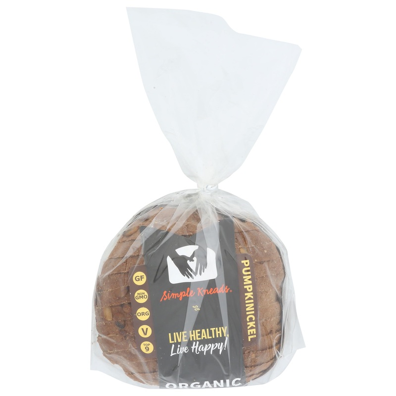 Simple Kneads Organic Pumpkinickel Bread, 21 Oz