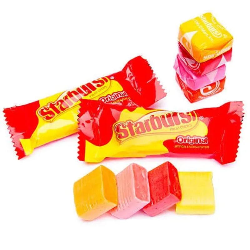Starburst Fruit Chews Candy Fun Size Packs – Original: 30-Piece Bag