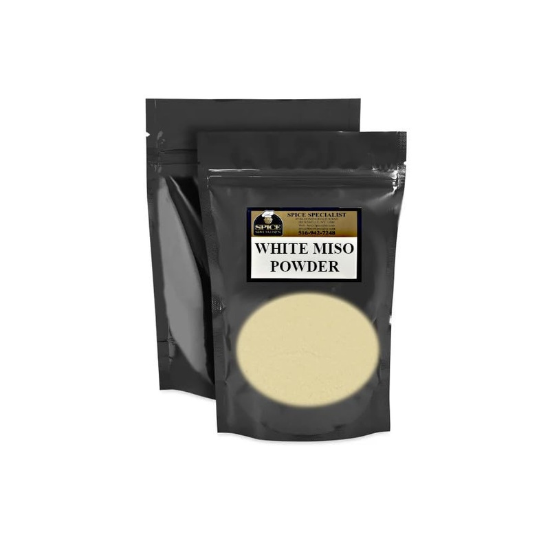 White Miso Powder In A Resealable Plastic Bag- (1 Lb. [16 Oz.]) – Gluten Free – Vegan