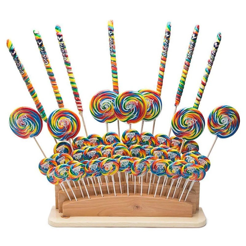 Adams and Brooks Lollipop Display Stand – Wood: 63 Pop Rack