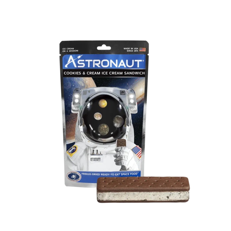 Astronaut Cookies & Cream Ice Cream Sandwich: 12-Piece Case