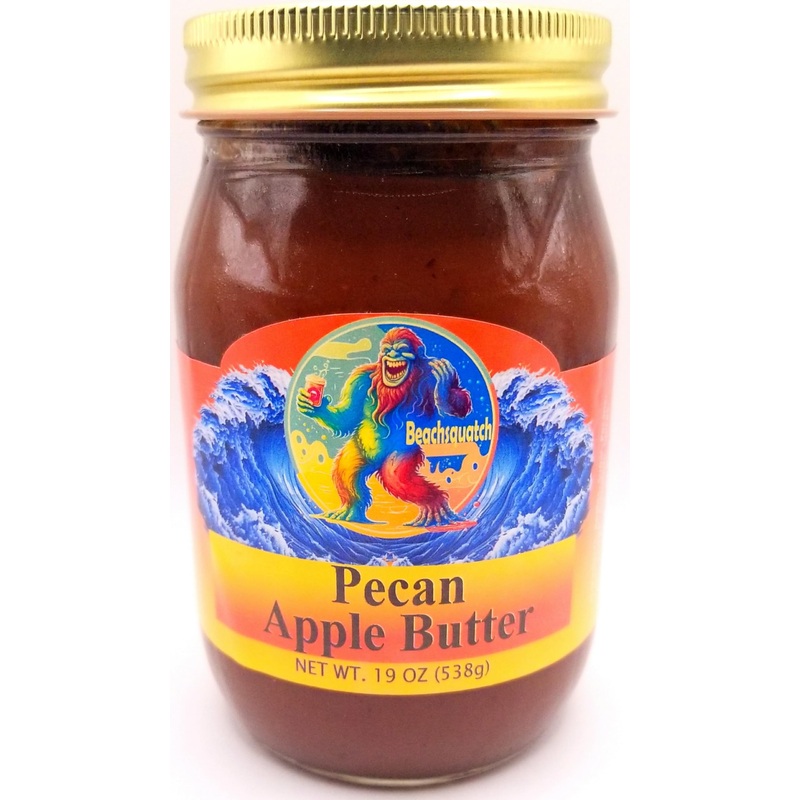 Beachsquatch Apple Pecan Butter, 19 Ounce Jar