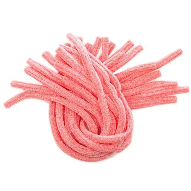 Dorval Sour Power Straws Candy – Pink Lemonade: 200-Piece Tub