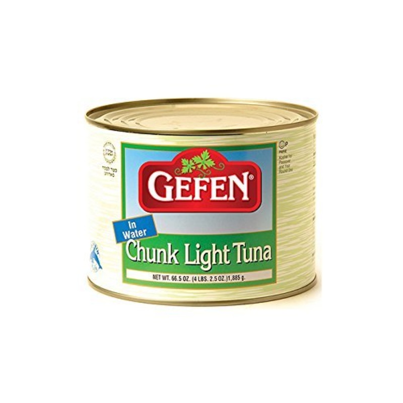Gefen In Water Chunk Light Tuna Kosher For Passover 66.5 Oz. Pack Of 1.