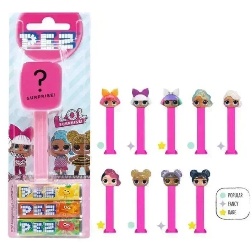 LOL Surprise Assortment PEZ Candy Blister Packs: 12-Piece Display