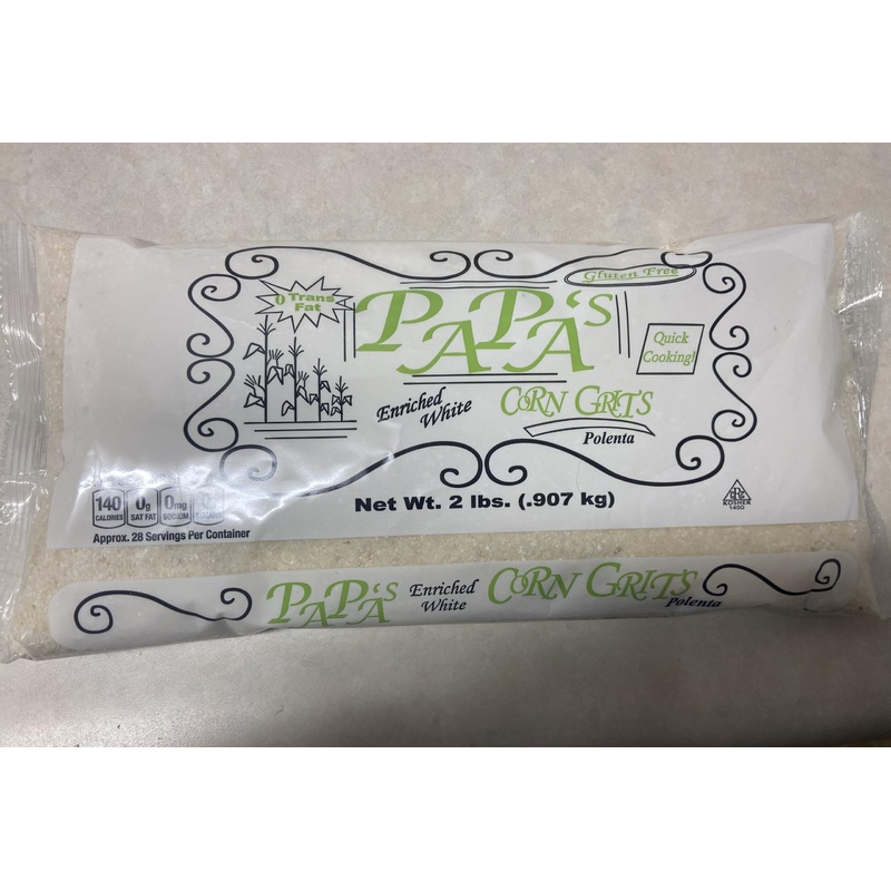 Papa’S Corn Grits (2-2Lb Bags)