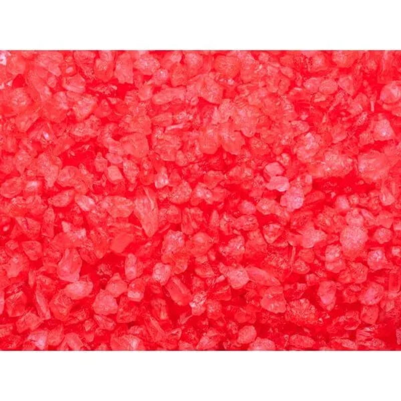 Rock Candy Crystals – Red: 5LB Box