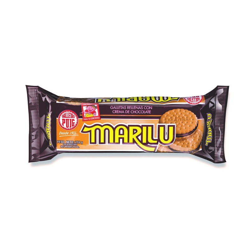 Two Pack Galletas Marilu De Chocolate 216 Gr/ 7.6 Oz