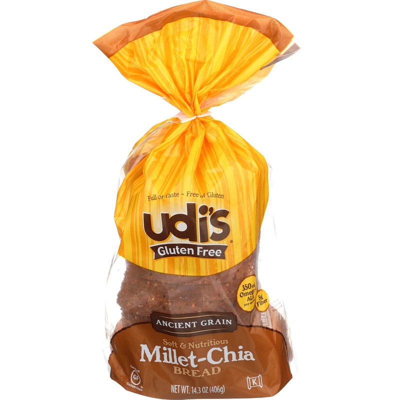 Udi’S Gluten-Free Millet-Chia Bread, 14.3 Oz [8 Per Case]