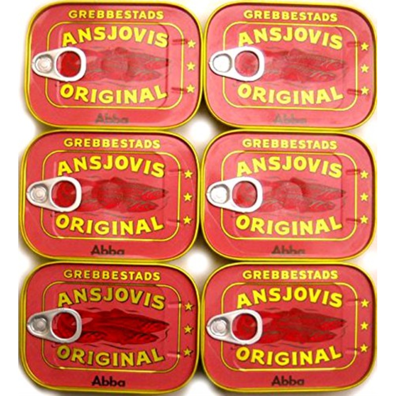 Abba Anchovy Fillets Tins 6-Pack