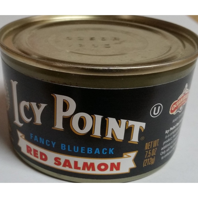 Icy Point Alaska Red Salmon (Sockeye), 7.5-Ounce Cans (Pack Of 6)