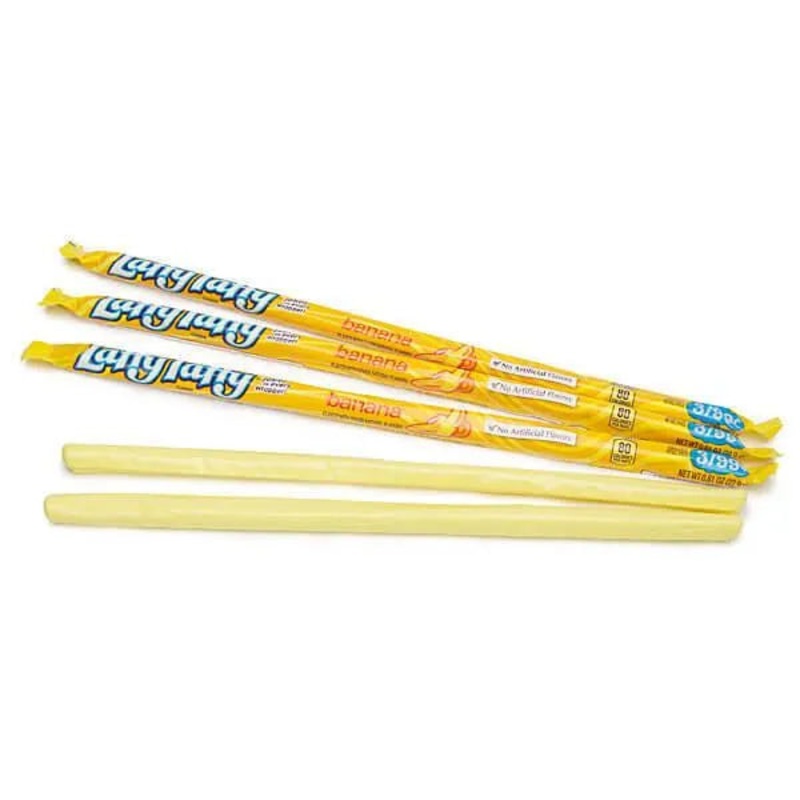 Laffy Taffy Candy Ropes – Banana: 24-Piece Box