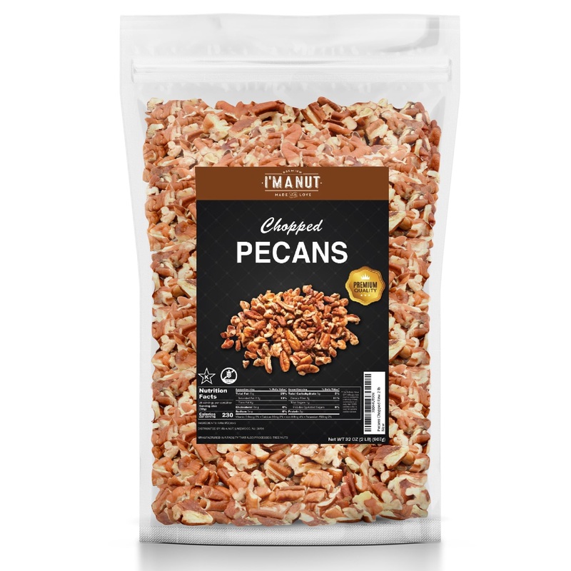 Premium Raw Chopped Pecans 32Oz (2 Lb)| American-Grown, Non-Gmo | Batch Tested Gluten & Peanut Free | No Ppo Or Preservatives |