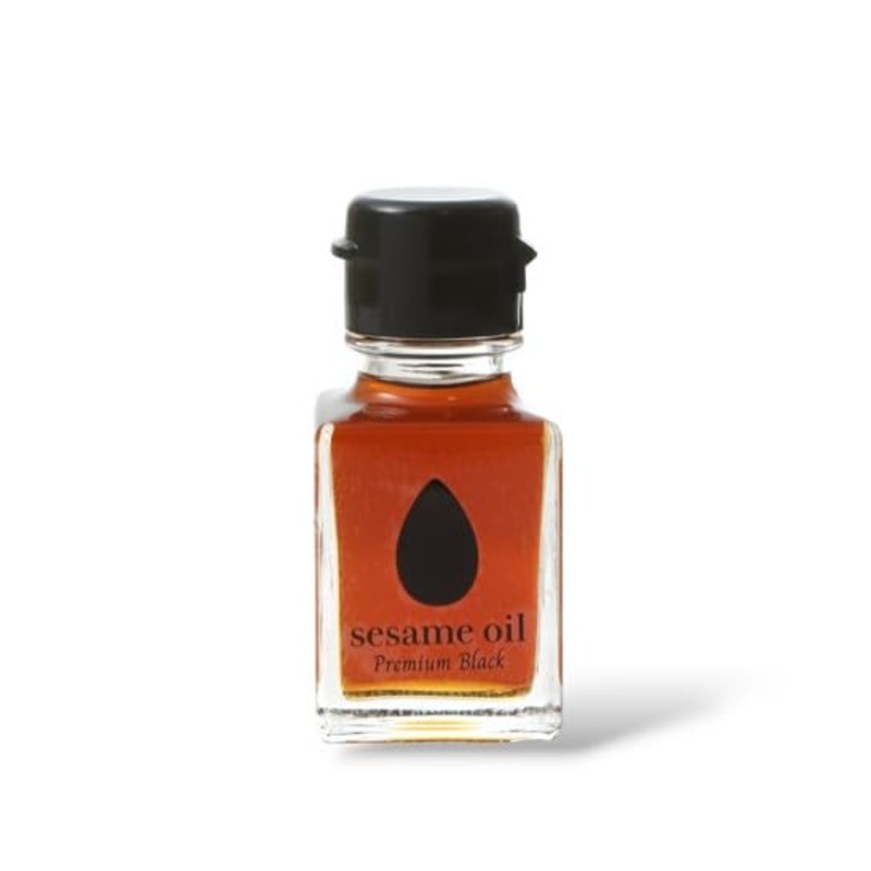 Sesame Oil Premium Black 1.8 Oz. (50G) – Kyoto X Shinshu Edition | Handcrafted By Japanese Artisans With Rare Sesame Seeds (Regu