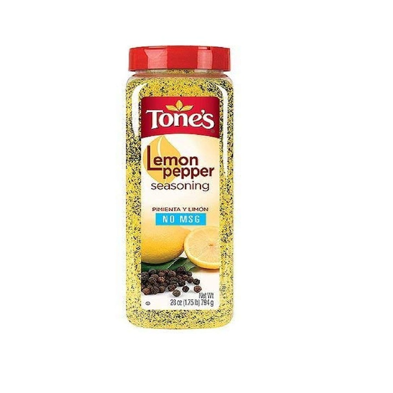 Tone’S Lemon Pepper Blend – 28 Ounce Shaker (2 Pack)
