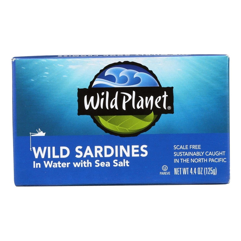 Wild Planet Wild Sardines In Spring Water – Case Of 12-4.375 Oz.12